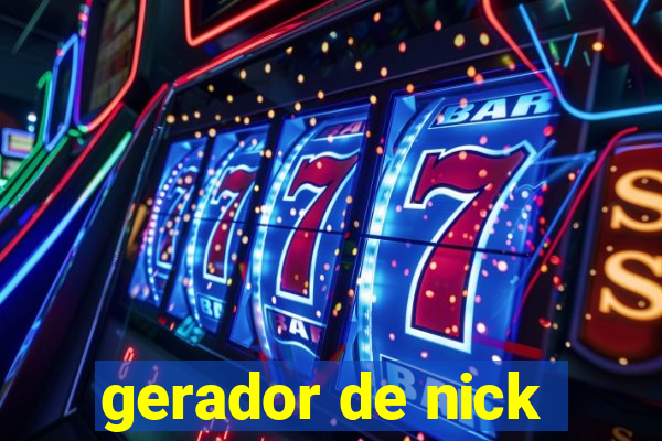 gerador de nick